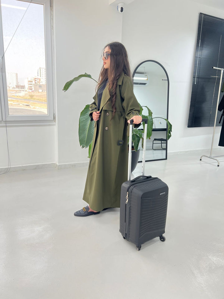 OLIVE TRENCH ABAYA